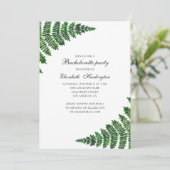 緑の森シダ。ウッドランドバチェロレッテ 招待状 (スタンド正面)