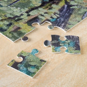 緑の森絵を描の ジグソーパズル (側面)