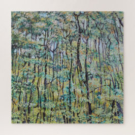 緑の森絵を描の ジグソーパズル