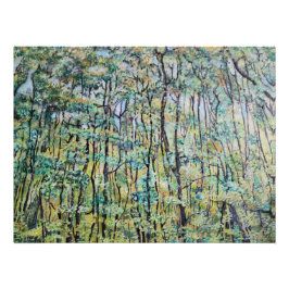 緑の森絵を描の フォトプリント