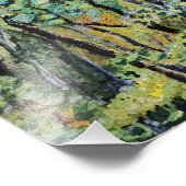 緑の森絵を描の フォトプリント            (角)