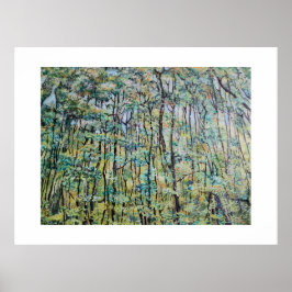 緑の森絵を描の ポスター