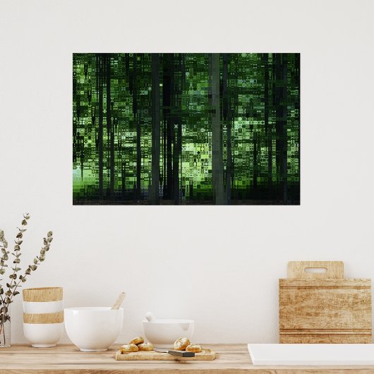 緑の森 ポスター (キッチン)