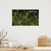 緑の森 ポスター (キッチン)