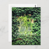 緑の植物の窓ケースメイトiPhoneケースクラ ポストカード (正面/裏面)