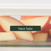 緑の植物の色の防水名ラベル ラベル (貼付)