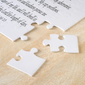 緑の植物の詩編フローラ挑戦的パズル ジグソーパズル (側面)