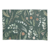 緑の植物エレガント科モダン素朴な装飾 枕カバー (正面左)