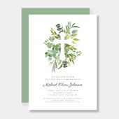 緑の植物学が宗教の最初の聖餐式を横断 招待状