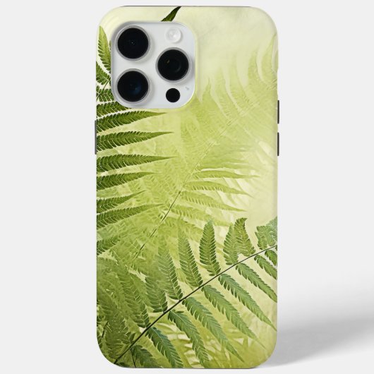 緑の植物性ファーン離れのiPhoneまたはiPadケース Case-Mate iPhoneケース (裏面)