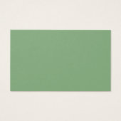 緑の植物性ベビー名の候補カード (裏面)