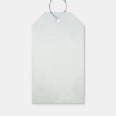 緑の植物葉の花 ギフトタグ (裏面)