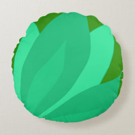 緑の植物 ラウンドクッション