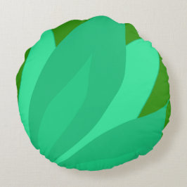 緑の植物 ラウンドクッション