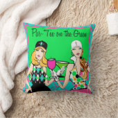 緑の標準ティー クッション (ブランケット)