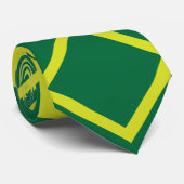 緑の正方形ダイヤモンドジオメトリック ネクタイ (ロール)