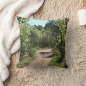 緑の歩道 クッション (ブランケット)