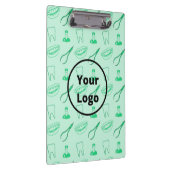 緑の歯医者のパターン クリップボード (右)