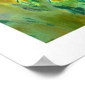 緑の比喩的な女性ザメドウホームデコール ポスター (角)