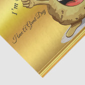 緑の毛を持つ漫画のキャラクタポテト 薄葉紙 (詳細)