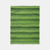 緑の毛布 フリースブランケット (正面)