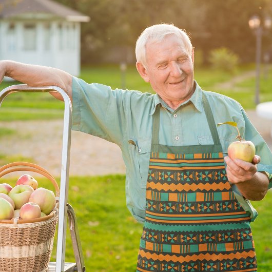 緑の民族アステカ エプロン