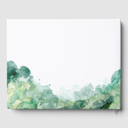 緑の水の結婚色 ゲストブック (裏面)