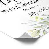 緑の水の色のアドバイス&ウィズ結婚ズ ポスター (角)