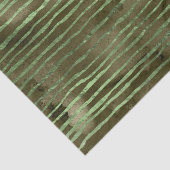 緑の水の色のストライプパターン 薄葉紙 (詳細)