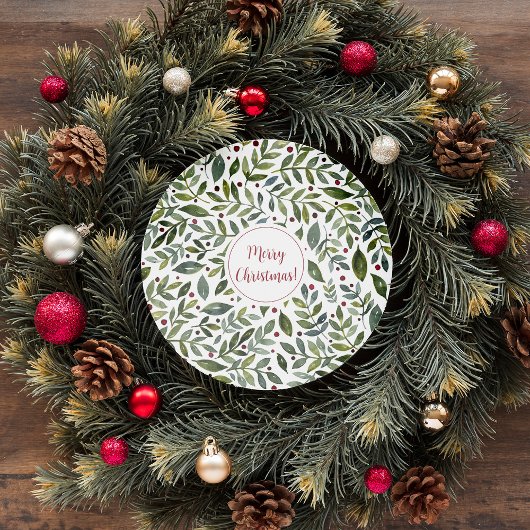 緑の水の色の季節の枝と果実 ラウンドシール