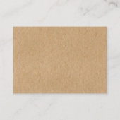 緑の水の色の本リクエスト赤ちゃんシャワー エンクロージャーカード (裏面)