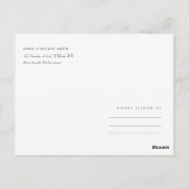 緑の水の色の砂漠サボテン花ありがとう ポストカード (裏面)