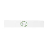 緑の水の色の結婚葉 招待状ベリーバンド (フラット)