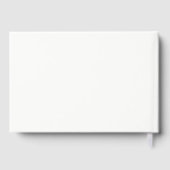 緑の水の色の草の結婚セージ緑 ゲストブック (裏面)