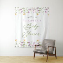 緑の水の色イエローピンクのウェルカムサイン