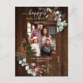 緑の水の色素朴ダークウッド シーズンポストカード (正面)