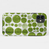 緑の水玉模様のシグランジームレス背景2 Case-Mate iPhoneケース (裏面(横))