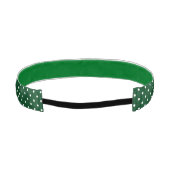 緑の水玉模様ヘッドバンド アスレチックヘッドバンド (裏面)