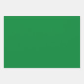 緑の水玉模様幅ストライプのと無地の幅 ラッピングペーパーシート (正面3)