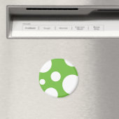 緑の水玉模様 マグネット (インサイチュ (食洗機))