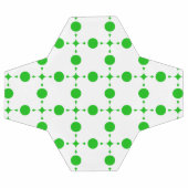 緑の水玉模様、水玉模様パターン、ドット点々のある、 サッカーボール (フラット)