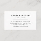 緑の水玉模様、水玉模様パターン、ドット点々のある、 名刺 (裏面)