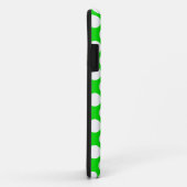 緑の水玉模様 Case-Mate iPhoneケース (裏面/右)