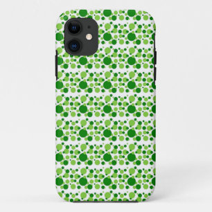 緑の水玉模様iPhone 5ケース iPhone 11 ケース
