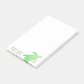 緑の水色のカメの速度は問題ではない ポストイット (アングル)