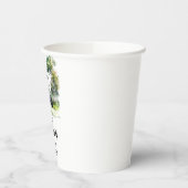 緑の水色のカートを使用したゴルフリタイアメント 紙コップ (左)