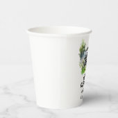 緑の水色のカートを使用したゴルフリタイアメント 紙コップ (右)