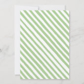 緑の水色のトラクターの誕生日の招待 招待状 (裏面)