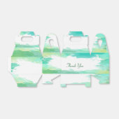 緑の水色のパーティーの好意ボックス フェイバーボックス (折り畳みなし)