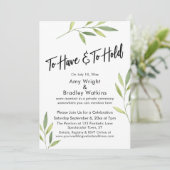 緑の水色の葉を保持する 招待状 (スタンド正面)